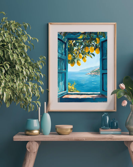 Mediterranean Window Print